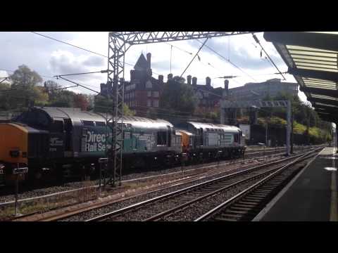 DRS Class 37409 and 37218 @ Preston 11/10/14
