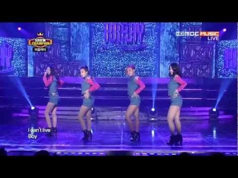 130306 Show Champion Purplay 퍼플레이 - 사랑하고 기억하고 Love And Remember [1080p HD]