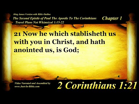 2 Corinthians Chapter 1 - Bible Book 47 - The Holy Bible KJV Read Along Audio/Video/Text