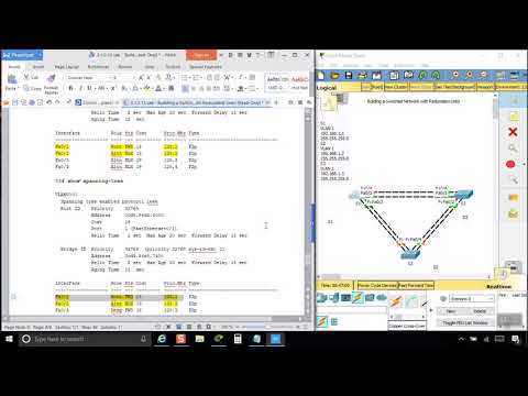 Building a Switched Network with Redundant Links 4