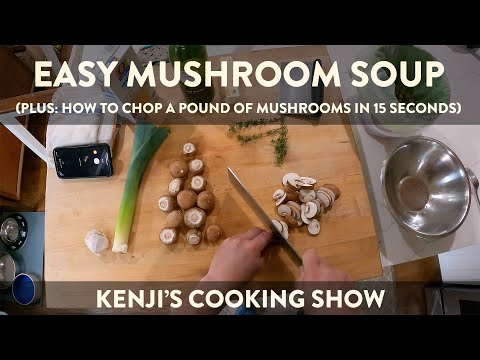 Simple Mushroom Soup - American recipe that serves 4 people. A medium difficulty cooking recipe converted from YouTube video with complete ingredients and step-by-step instructions.
