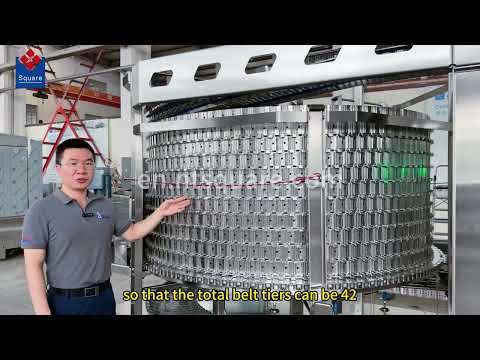 Technical overview of the self-stacking spiral freezer