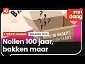 De jubileumtaart van Bakkerij Nollen wordt gemaakt door de klant