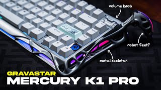 Coolest Keyboard Ever - GravaStar Mercury K1 Pro Review Teardown & Sound Test