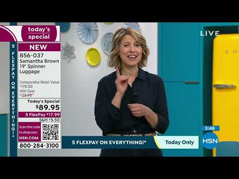 HSN | Getaway-Ready Event Finale - Samantha Brown 01.28.2024 - 10 PM