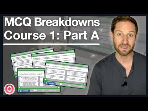 Ontario Real Estate Salesperson Program Question Breakdowns: Course 1 Part A