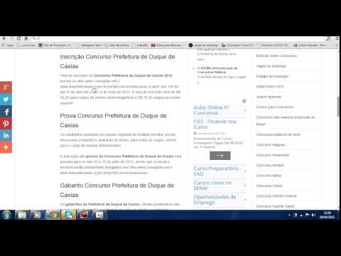 Concurso Prefeitura de Duque de Caxias 2015 - Concursos Rio de Janeiro