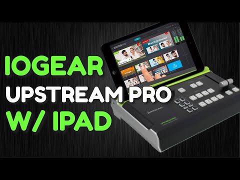 IOGEAR Upstream Pro Live Stream Video Production Switch With iPAD