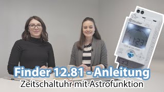 Astro Zeitschaltuhr mit NFC - Finder 12.81 Anleitung | mypaketkasten.de