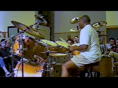 BILLY COBHAM drum clinic Percfest 2000 Ita eng. Assistente MARCO VOLPE