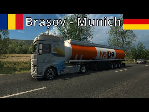 Euro Truck Simulator 2 | ProMods 2.45 | Brașov (RO) - Munich (D) [Timelapse]