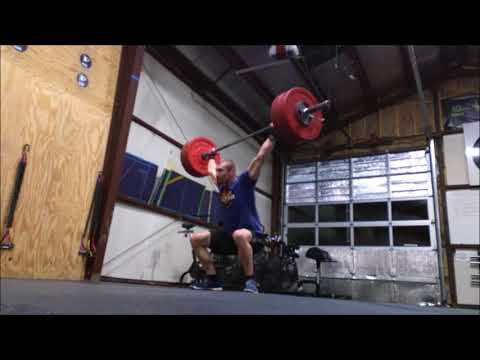 Bania snatch max 225lbs and a few tries at 235 12/11/2017