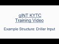GINT Example Structure Project Driller Input