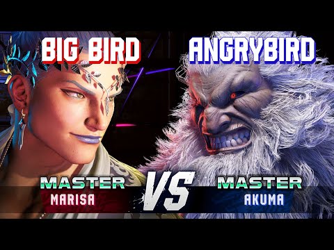 SF6 ▰ BIG BIRD (Marisa) vs ANGRYBIRD (Akuma) ▰ High Level Gameplay