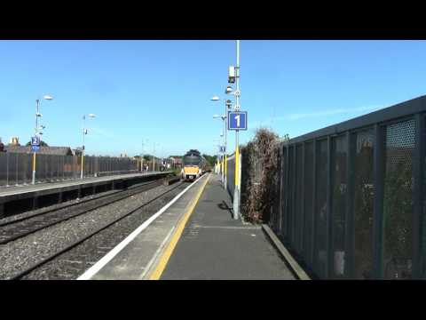 Drumcondra HD-Irish Rail 22000 class no.22046+22053 arrive on service to Dublin Pearse