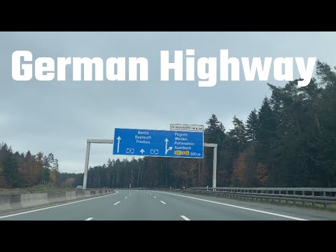 German Highway | Deutsche Autobahn A9 | No speed limit | Autobahn A9 | drive in Germany |