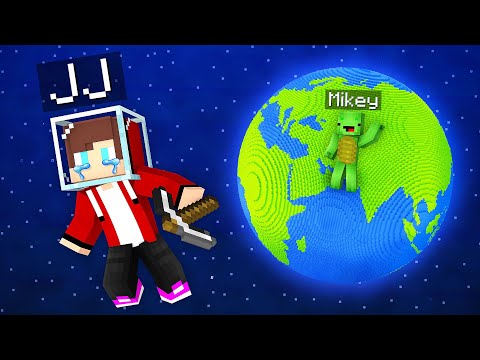 SHOCKING: Mikey Kicks JJ Out of Minecraft Planet Maizen!