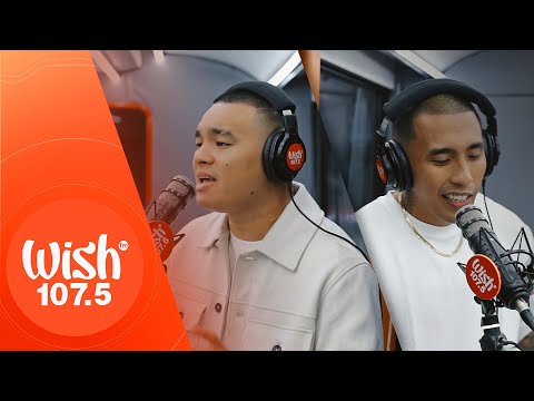 Thyro Alfaro and JP Bacallan perform "Fighting For You" LIVE on Wish 107.5 Bus