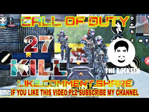 CALL OF DUTY FRONTLINE MOBILE GAMEPLAY//27 KILL //IN HONOR 20i