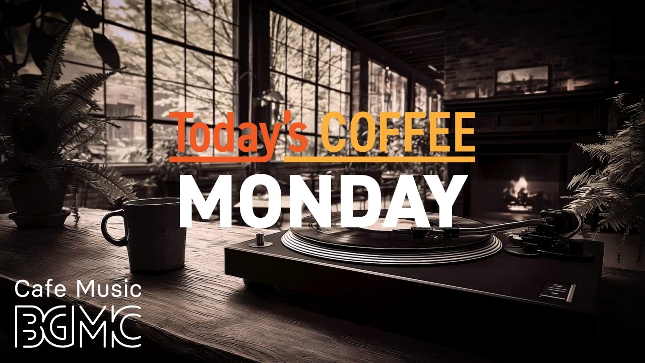 MONDAY COFFEE: Fresh Green Café Jazz ☕ Smooth Piano & Bossa Nova for Work & Study