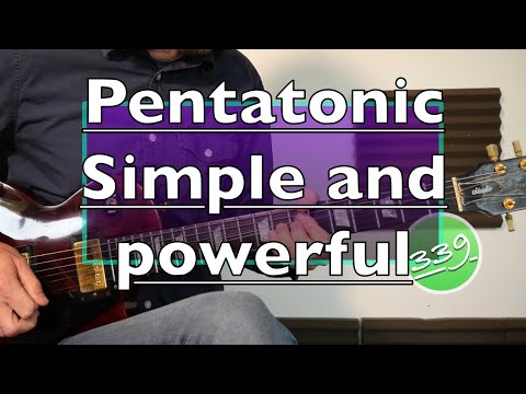 SIMPLE BUT POWERFUL PENTATONIC LICK (With Jam Track) - Lick Friday Week 339