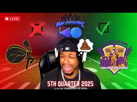 Alabama State vs Miles College | 2025 5th Quarter Reaction 🔥🎺🥁