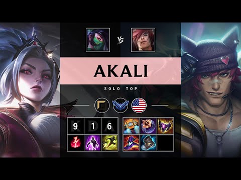 Akali Top vs Sett - NA Diamond Patch 25.18