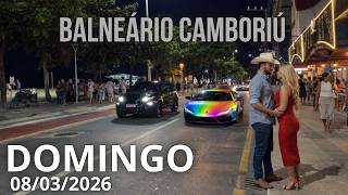 Balneário Camboriú ao vivo NOITE 08/03/2026