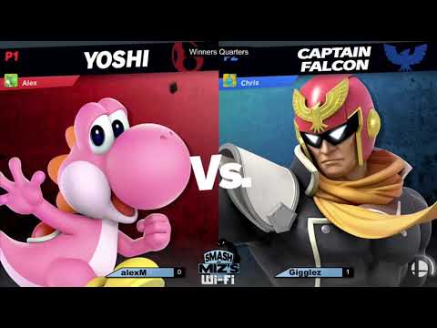 Smash @ Miz's WiFi 8 - Gigglezz (Captain Falcon) vs. AlexM710 (Yoshi) Winners Quarters