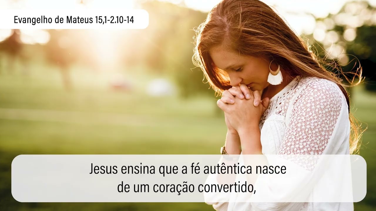 4 de agosto Evangelho de Mateus 15,1-2.10-14
