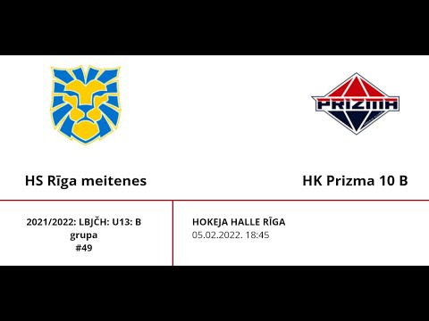 2021/2022: U13B: HS Rīga meitenes - HK Prizma 10B/ 05.01.2022.