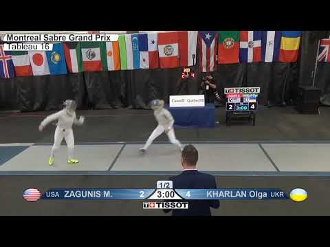 Montreal SWS 2020 - L16 - Zagunis USA v Kharlan UKR (Commentary)