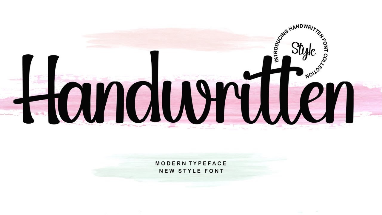 Handwritten Font | Script Fonts | Free Download Script Font
