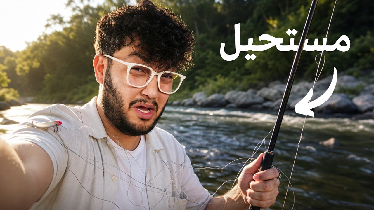 حاولت اصيد سمك لأول مرة بحياتي