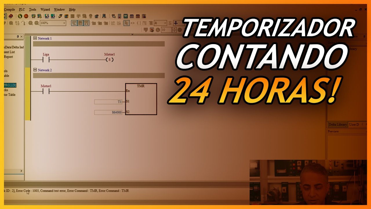 Aplicação de Temporizador Contando 24 Horas no CLP!