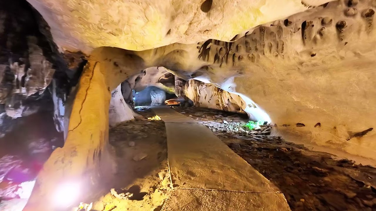 Embark on a captivating walking tour of Trung Trang Cave.