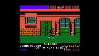 [Amstrad CPC] Shinobi - Longplay