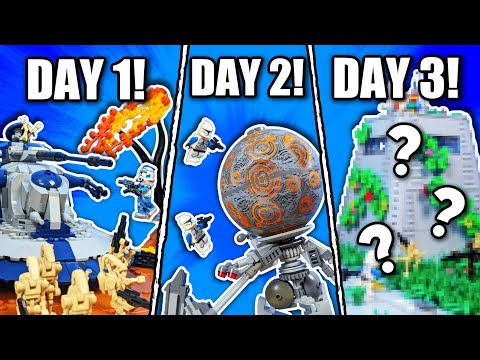 Building LEGO Clone Wars Mocs But Each Time They Get Bigger!