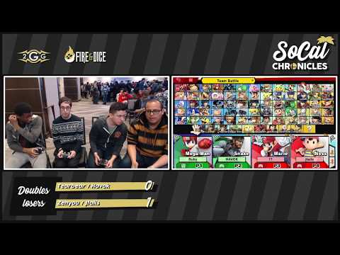 Smash Ultimate Tournament - TearBear + Havok Vs. Zenyou + JTails Losers Side - SoCal Chronicles