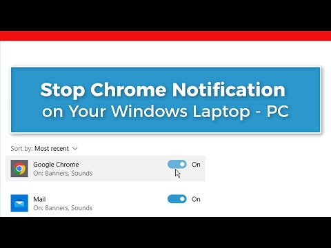 how to stop Chrome notifications on Laptop pc in Just 1 minute Video