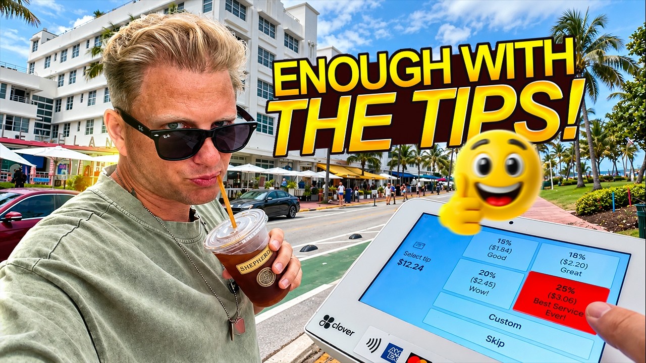 I've Had ENOUGH of Tipping in Miami! | Miami Beach & Ocean Drive Vlog