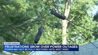 NW Indiana storm relief efforts continues, power outages to stretch into next week amid frustration