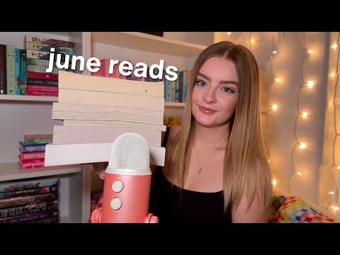 ASMR the 8 books i read in june 🫶 monthly reading wrap up
