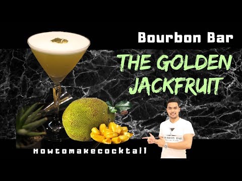 How To Make The Golden Jackfruit Cocktail | Create Cocktails reecipe | ค็อกเทลขนุนสีทอง