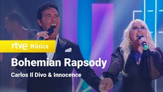 Kadr z teledysku Bohemian Rapsody tekst piosenki Carlos Il Divo & Innocence