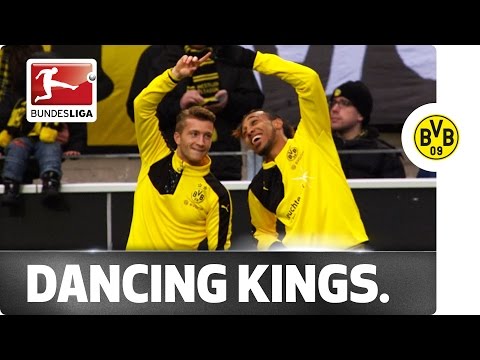 Video: Marco Reus and Pierre-Emerick Aubameyang's synchronised pre-game warmup is hilarious