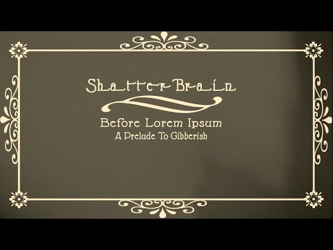 Shatter Brain Isolation Show - A Prelude to Gibberish...