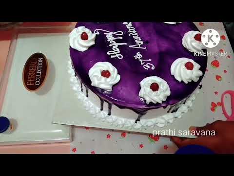 blueberry cake design #prathisaravana