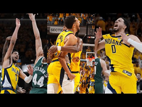 EVERY ANGLE OF TYRESE HALIBURTON'S CLUTCH SHOT IN GAME 3! April 26, 2024