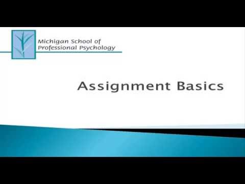 Faculty Moodle Training - Assignment Basics